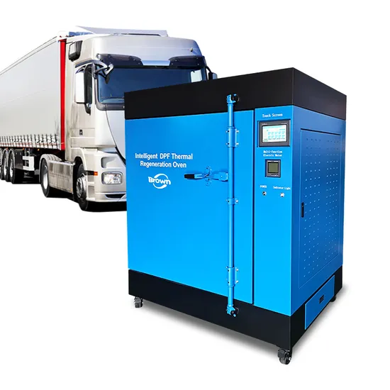 DPF SCR High Temperature Regeneration Furnace Diesel Particulate Filter Cleaning